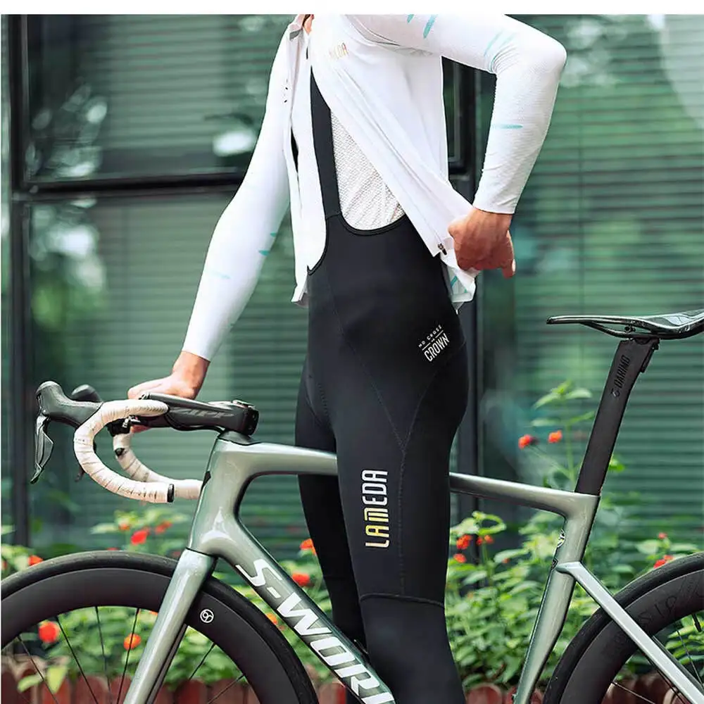 Description Picture 6 of itemLameda Men's 3/4 Bike Bib Pants Spring Bike Trouse Pro Breathable Bib Cycling Pants Capri Mtb Cycling Pants For Men Long Pants
